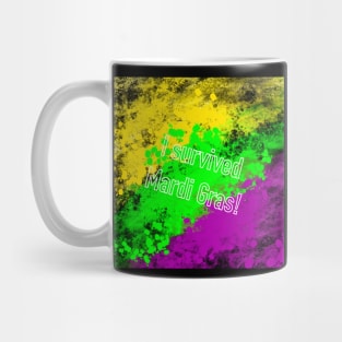 I survived Mardi Gras Mug